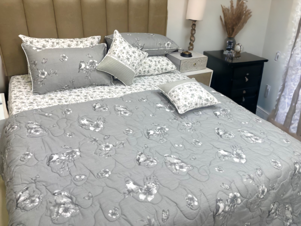 8 Pcs Pure Cotton (Comforter / Duvet Cover) Set | HBD-3218