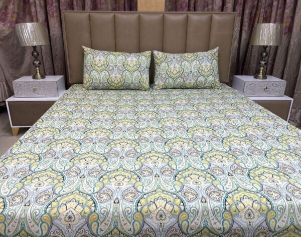 2 Pillow Bedsheet (Pure Cotton) | HBD-071